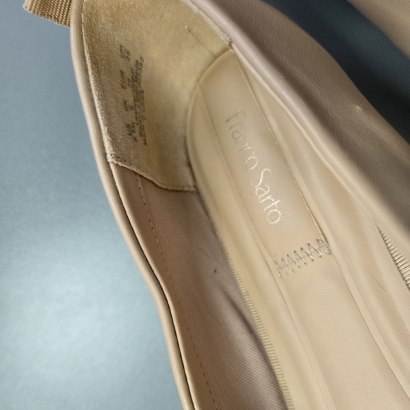 Franco Sarto Women's Tan Ballet Flats, Size 9 - Picture 7 of 8
